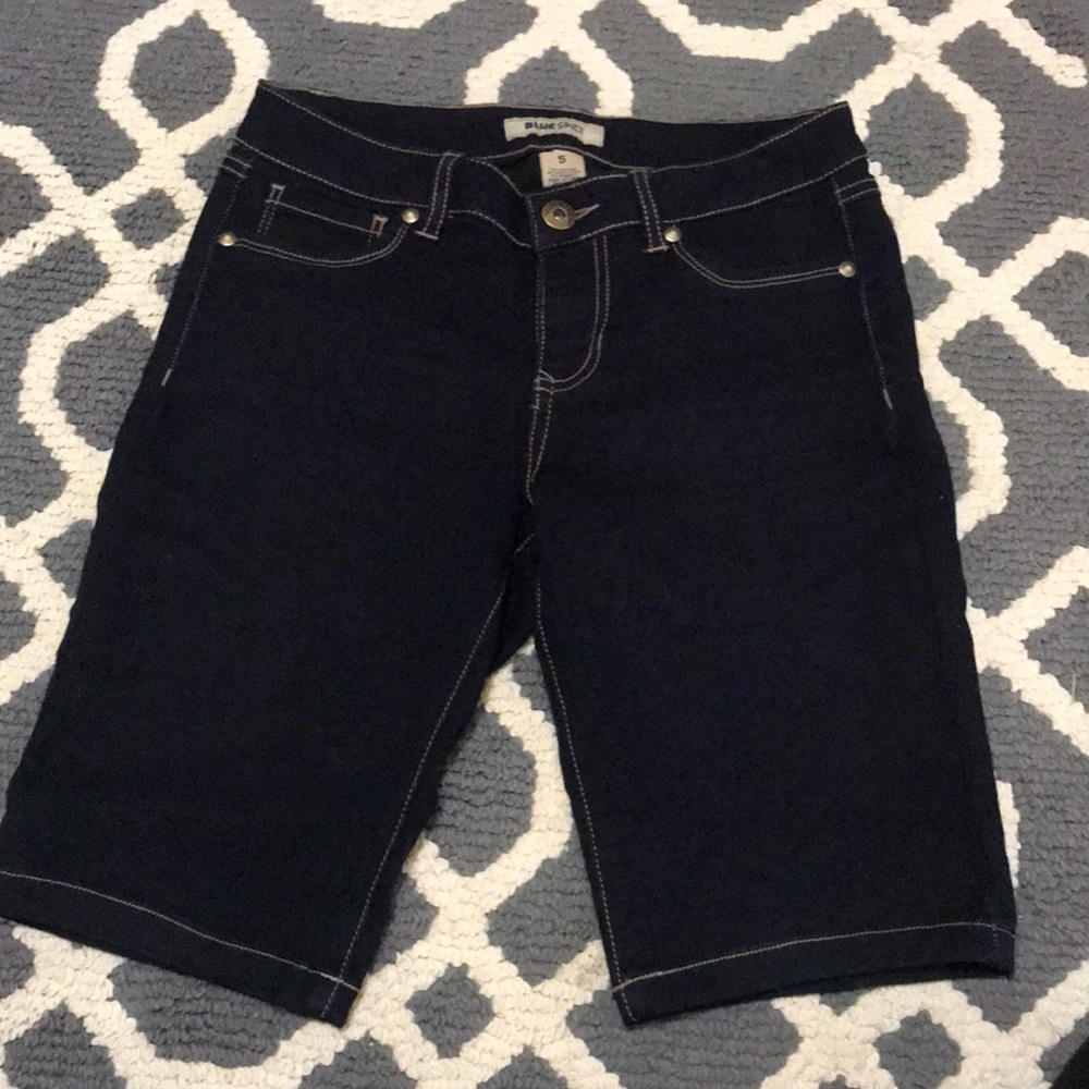 Denim Bermuda Shorts